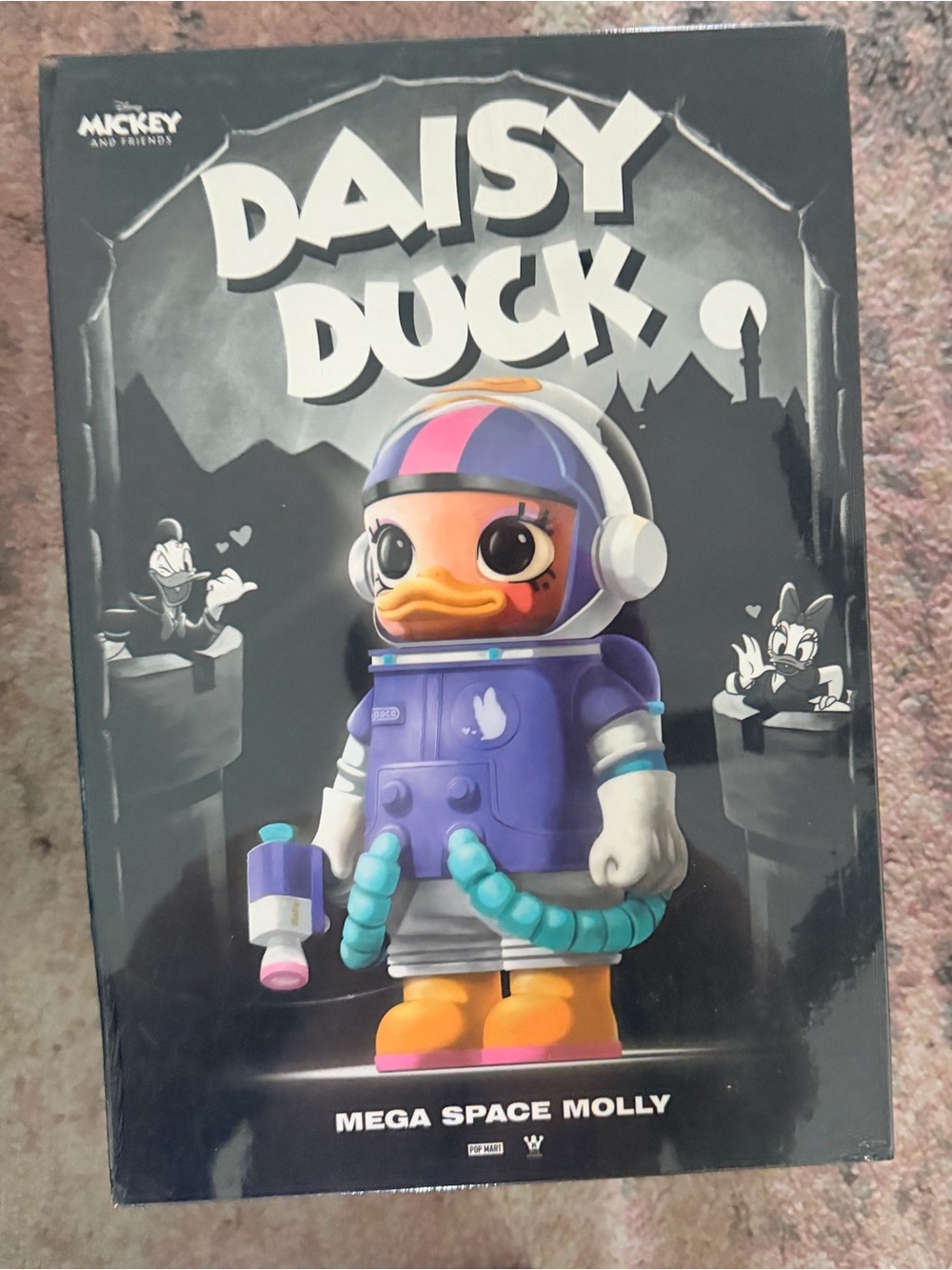 Daisy Duck Mega Space Molly Vinyl Figure - Purple, Orange, White